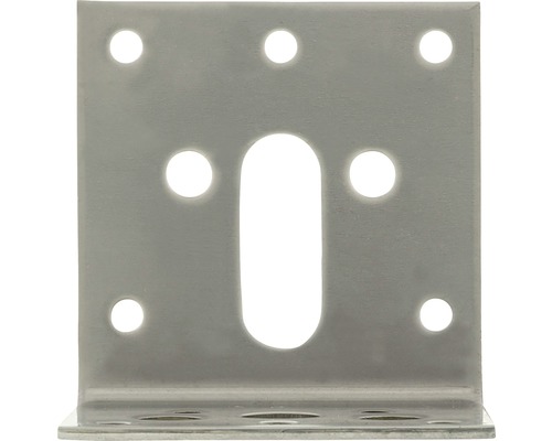 Metalen hoekverbinder met bevestigingsgaten
