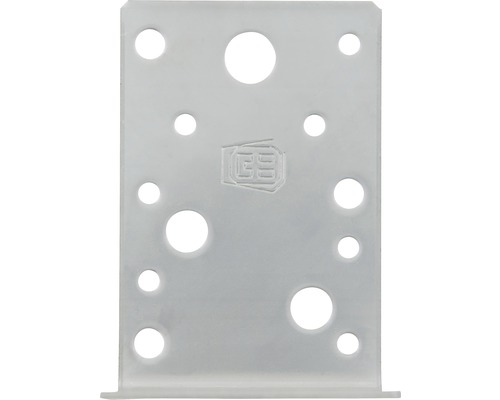 Metalen hoek met gaten voor bevestiging