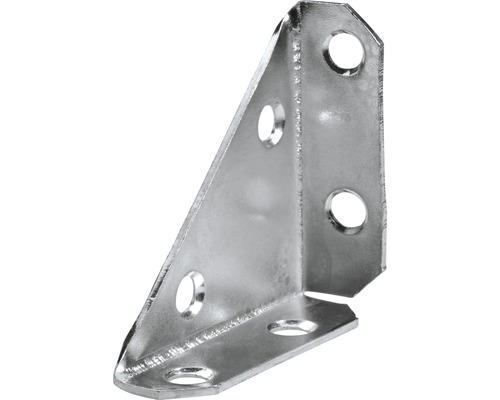 HETTICH Hoekverbinder 75x75x105 mm verzinkt, 10 stuks Hoekverbinder met gaten