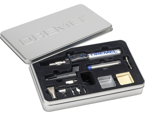 Dremel VersaFlame gasbrander set in metalen koffer