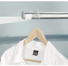 DOLLE Garderobestang 84 cm chroom
