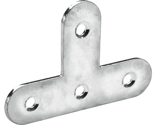 HETTICH Verbindingsplaat T-stuk 40x60x15 mm verzinkt, 20 stuks T-vormige hoekverbinder met drie gaten