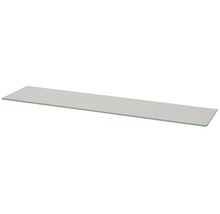 Glazen plank voor badkamer
