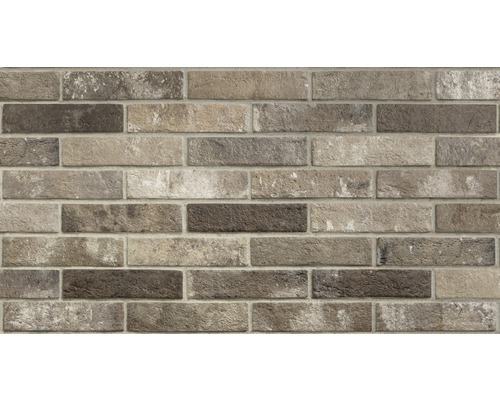 Steenstrip Brick antica formace bruin 6x25 cm