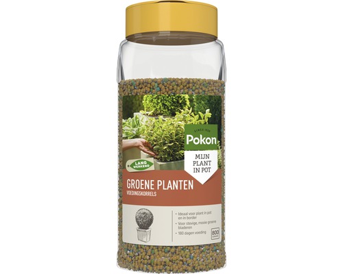 POKON Groene Planten Voedingskorrels 800 gr