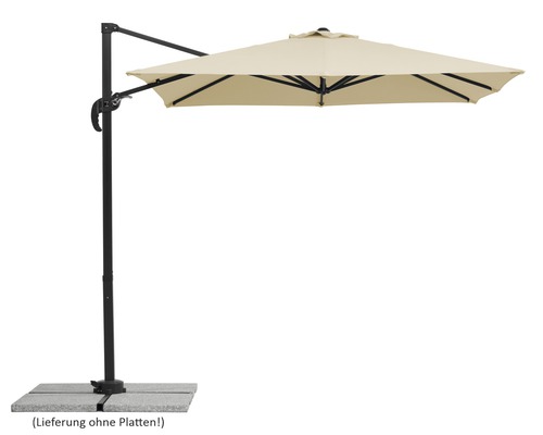 SCHNEIDER Zweefparasol Rhodos Junior naturel 230x230 cm