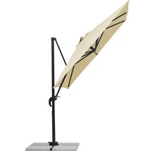 Vrijhangende parasol met voet