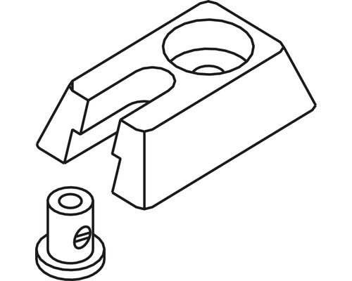 Verbindingselement met opname en bijbehorende bout