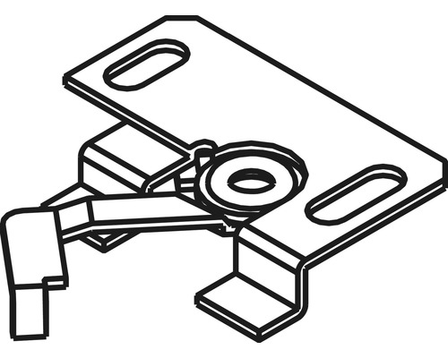 Bevestigingsklem voor constructiedoeleinden