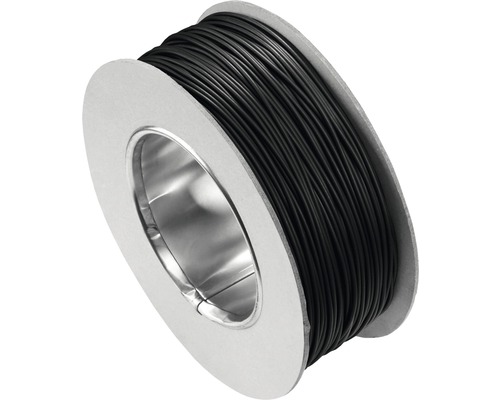 Spoel met zwart binddraad