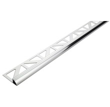 DURAL Kwartrond-profiel Durondell DRA 662 alu zilver, lengte 300 cm hoogte 6 mm