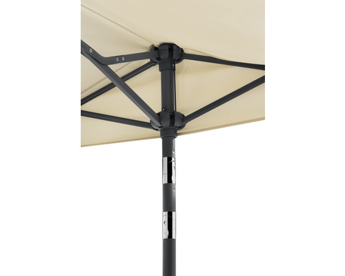 SCHNEIDER Parasol Harlem grijs 270 cm kopen