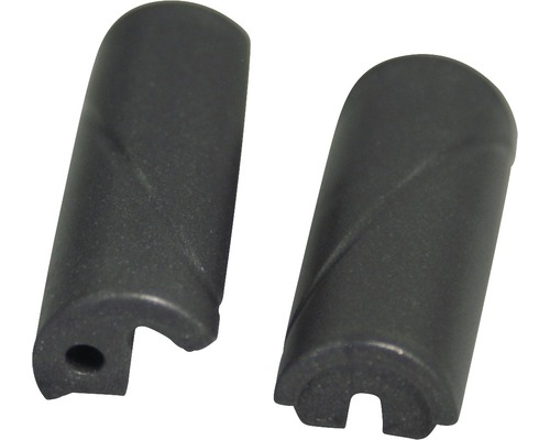 Twee rubberen afdekkappen