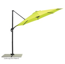 Vrijhangende parasol met voet voor de tuin