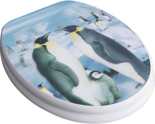 ADOB Wc-bril 3D-Pinguin met softclose