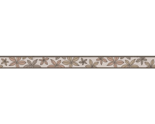 A.S. CRÉATION Behangrand zelfklevend 2814-18 Only Borders bloemen glitter bruin/beige 5 m x 5 cm