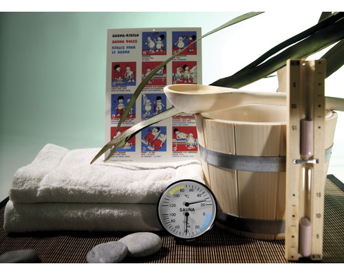KARIBU Sauna toebehorenset Classic 6-delig KARIBU Sauna toebehorenset Classic 6-delig