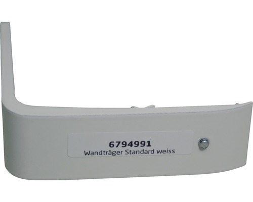 Witte standaard wanddrager