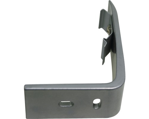 Metalen hoek met bevestigingsclips