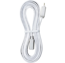 Witte verbindingskabel met twee connectoren