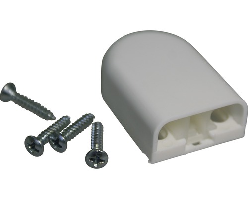 Kabelgoot eindstuk met schroeven