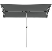 Rechthoekige parasol met middenstok