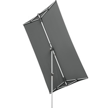 Rechthoekige parasol met frame