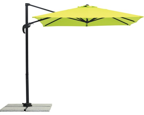 Vrijstaande parasol met voet