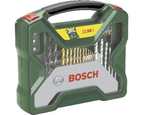 BOSCH Boren- en schroefbitset X-Line titanium 50-delig BOSCH Boren- en schroefbitset X-Line titanium 50-delig