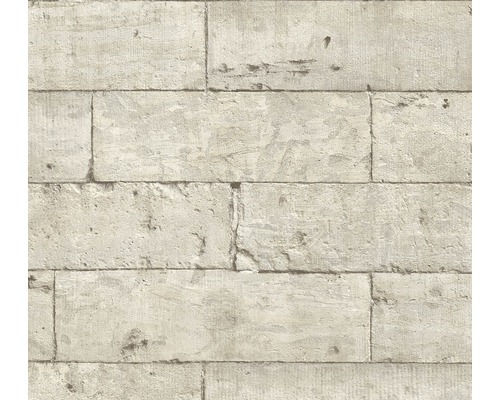 A.S. CRÉATION Zelfklevend behang/Plakfolie 36847-1 Only Borders 10 stenen muur beige 250x52 cm