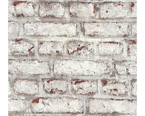 A.S. CRÉATION Panel zelfklevend 36848-1 Only Borders 10 stenen muur donkerrood 250x52 cm