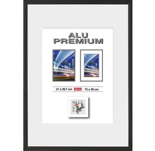 THE WALL Fotolijst aluminium Duo zwart 21x29,7 cm (A4)