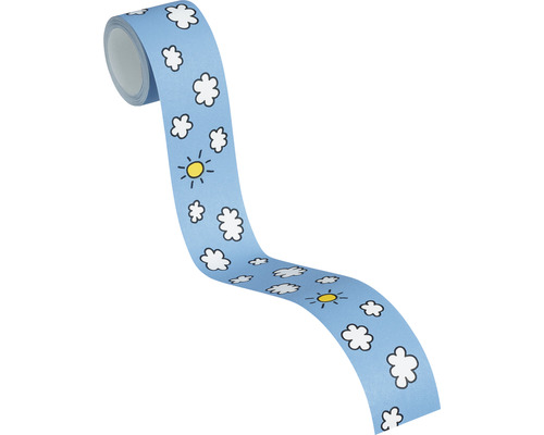 Decoratieve tape met wolken- en zonmotieven