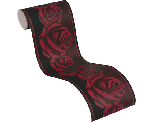 Behangrand met rozenmotief