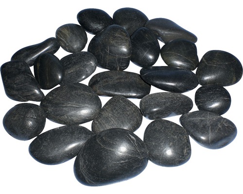 ORBIT Decoratie steen river pebbles zwart ORBIT Decoratie steen river pebbles zwart