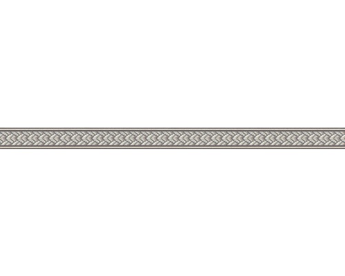 A.S. CRÉATION Behangrand zelfklevend 36915-4 Only Borders ornament zilver/bruin 5 m x 4 cm