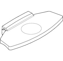 SOLUNA Handgreep plissé BB-model aluminium zilver artikel 6840012001000