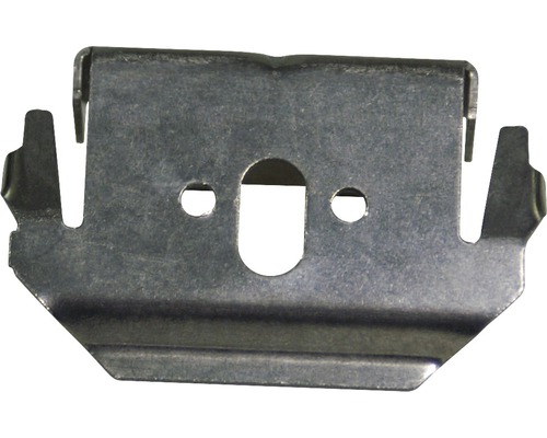 Metalen bevestigingsklem met gaten