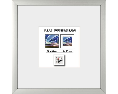 THE WALL Fotolijst aluminium Quattro zilver 30x30 cm-0