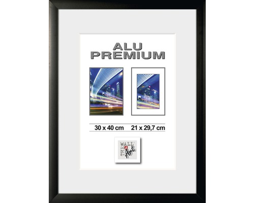 THE WALL Fotolijst aluminium Quattro zwart 30x40 cm