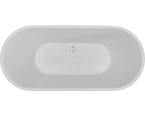 Ovaalvormig bad gezien van boven