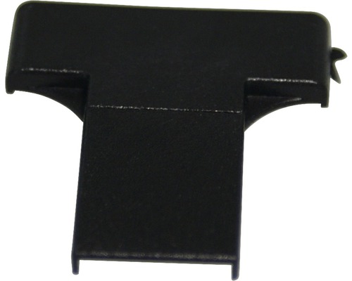 Zwart kunststof T-stuk