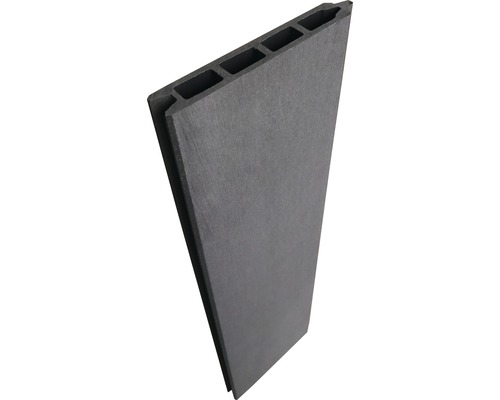 KONSTA WPC plank grijs 177x15 cm Tong- en groefprofielplank van houtcomposiet
