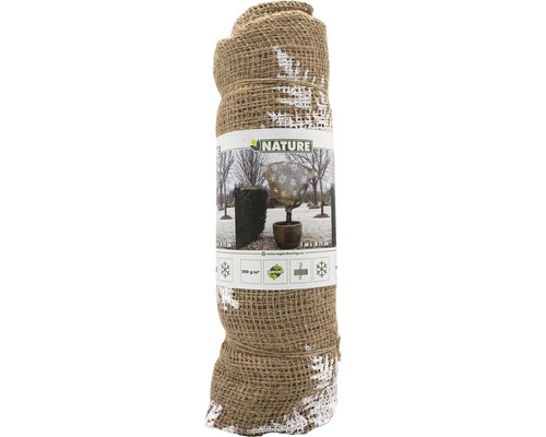 Rol jute stof voor winterbescherming van planten