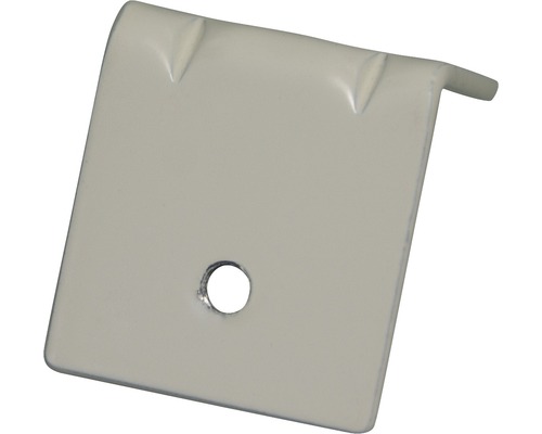 Hoekverbinder met boorgat voor meubelconstructie en constructies