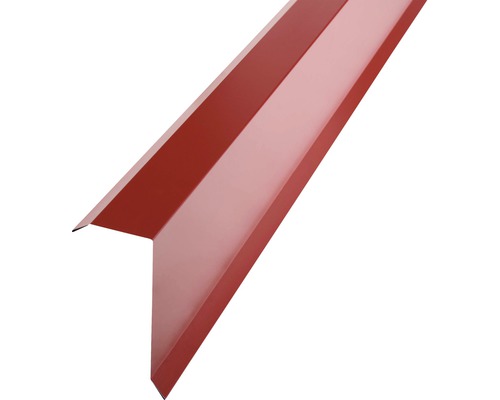 PRECIT Randhoek voor H12 trapeziumplaten, RAL3011 bruinrood, 2000x40x100 mm