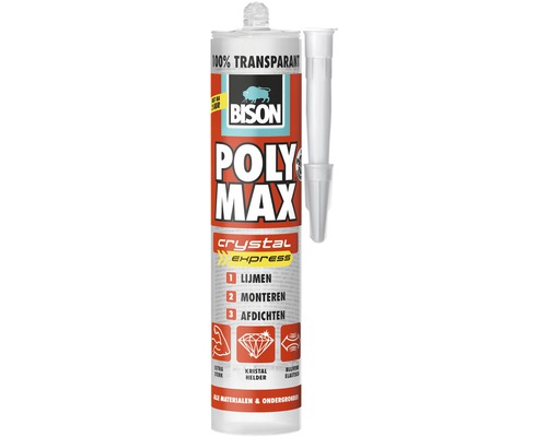 BISON Poly max® crystal transparant 300 gr