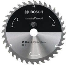 Bosch zaagblad met een diameter van 165 millimeter voor hout