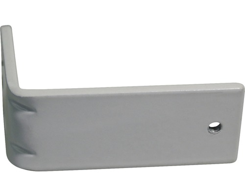 Metalen hoekverbinding met bevestigingsgat