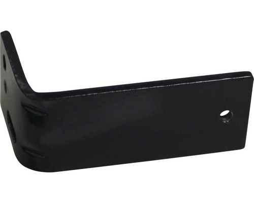 Hoekstuk van metaal met bevestigingsgaten